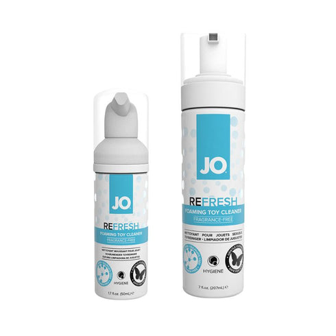JO Refresh Limpiador de juguetes en espuma Sin fragancia